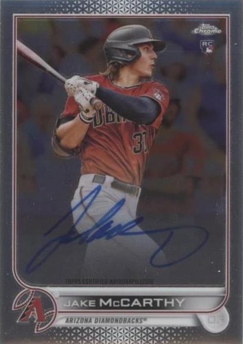 2022 Topps Chrome - Jake McCarthy #RA-JMC