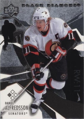 2003-04 Upper Deck Black Diamond - Daniel Alfredsson #18