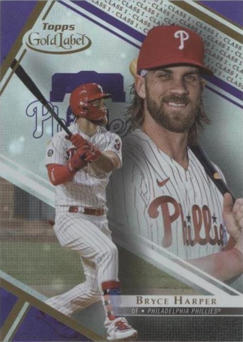 2021 Topps Gold Label - Bryce Harper #82