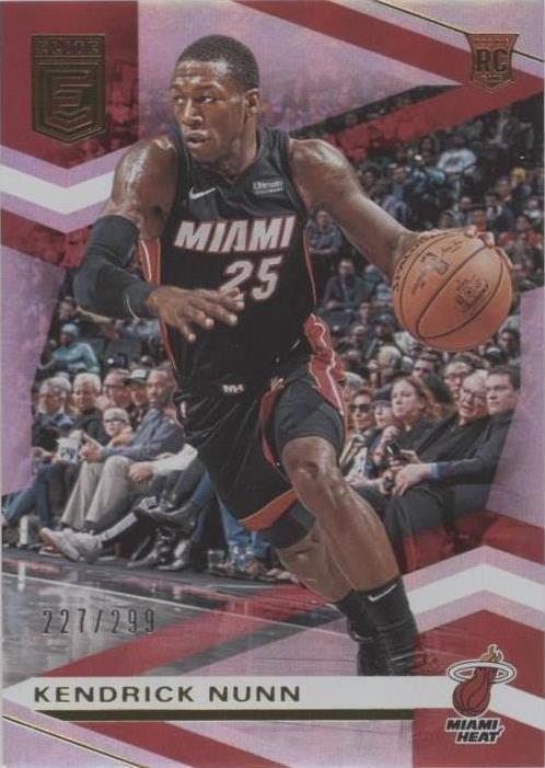 2019-20 Donruss Elite - Kendrick Nunn #123