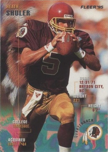 1995 Fleer Heath Shuler #391
