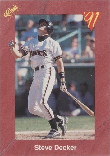 1991 Classic Update Red Travel Edition - Steve Decker #T64
