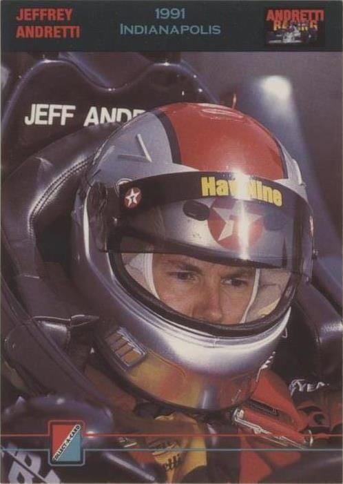 1992 Collect-A-Card Andretti Racing - Jeff Andretti #66