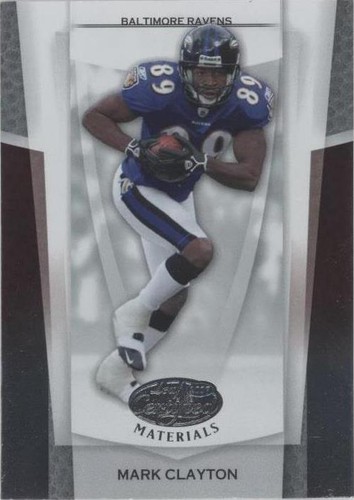 2007 Leaf Certified Materials Mark Clayton #100