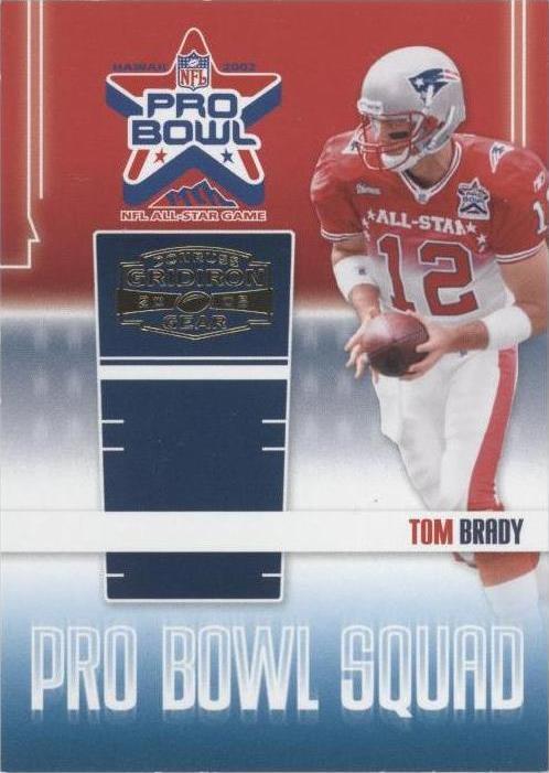 Donruss Gridiron Gear Tom Brady 2005 #PBS-5