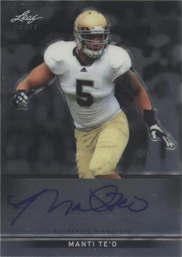 2013 Leaf Metal Draft Manti Te'o #BA-MT1