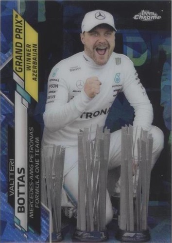 2020 Topps Chrome Sapphire Edition Formula 1 - Valtteri Bottas #136