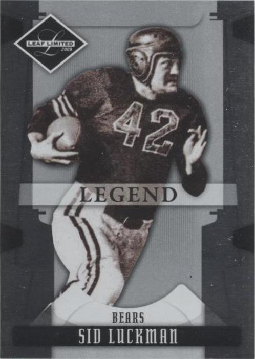 2008 Leaf Limited Sid Luckman #180