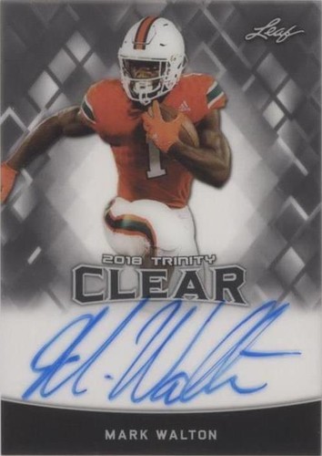 2018 Leaf Trinity Mark Walton #CA-MW1