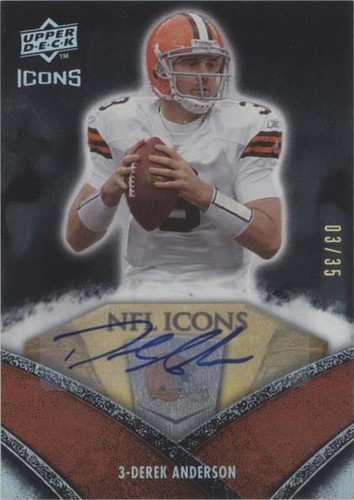 2008 Upper Deck Icons Derek Anderson #NFL16