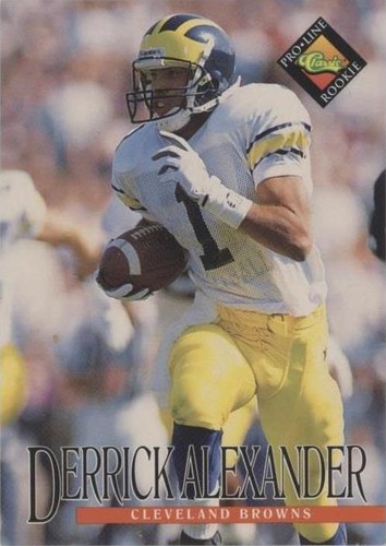 1994 Classic Pro Line Live Derrick Alexander #356