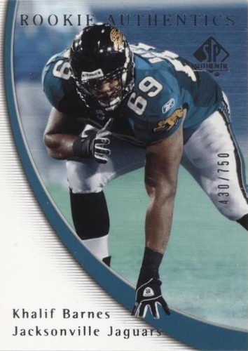 2005 SP Authentic Khalif Barnes #163