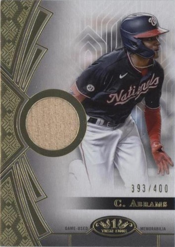 2023 Topps Tier One - C.J. Abrams #T1R-CA
