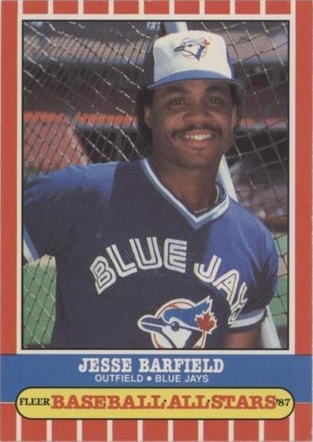 1987 Fleer Baseball All Stars - Jesse Barfield #2