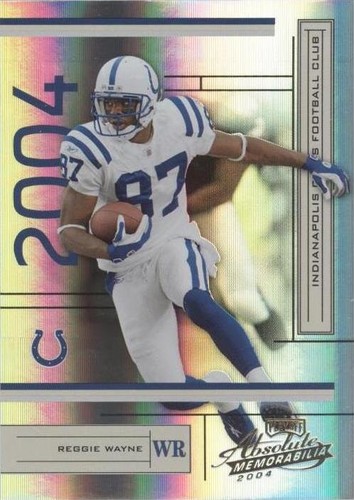 2004 Playoff Absolute Memorabilia Reggie Wayne #62