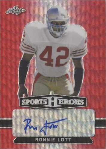 2018 Leaf Metal Sports Heroes Ronnie Lott #BA-RL1