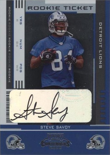 2005 Playoff Contenders Steve Savoy #172