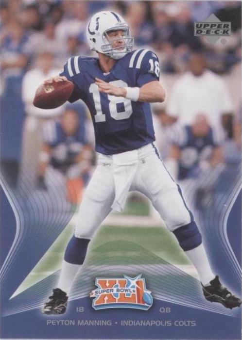 2007 Upper Deck Indianapolis Colts Super Bowl XLI Peyton Manning #20