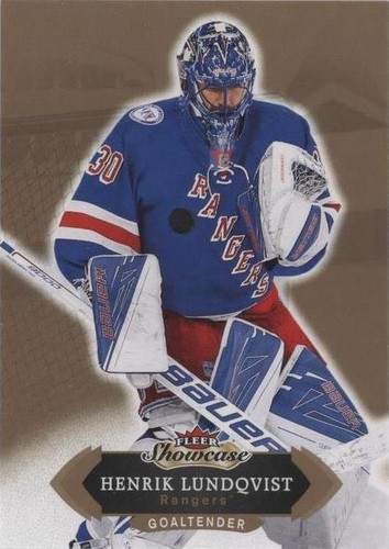 2016-17 Upper Deck Fleer Showcase - Henrik Lundqvist #71