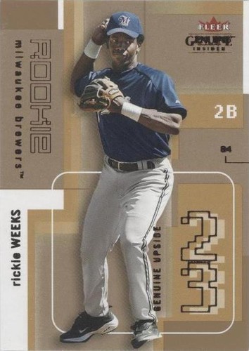 2004 Fleer Genuine Insider - Rickie Weeks #101