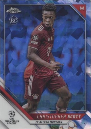2021-22 Topps Chrome UCL Sapphire Edition Christopher Scott #177