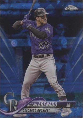 2018 Topps Chrome Sapphire Edition - Nolan Arenado #150