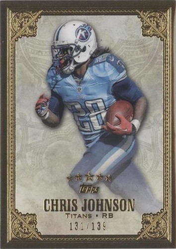 2012 Topps Five Star Chris Johnson #104