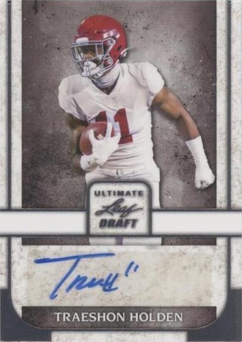 2022 Leaf Ultimate Draft Traeshon Holden #BA-TH1