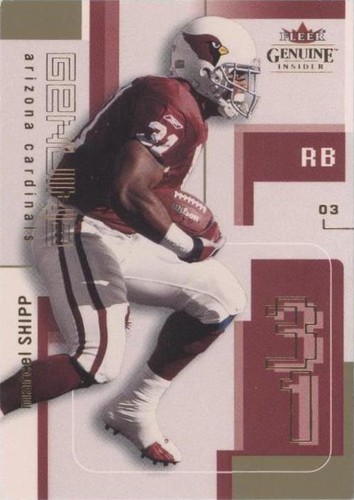 2003 Fleer Genuine Insider Marcel Shipp #70
