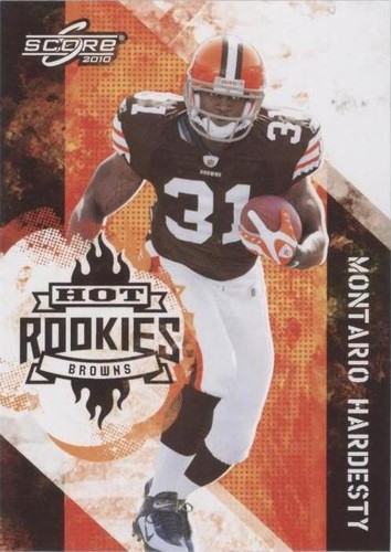 2010 Score Montario Hardesty #25
