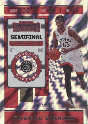 2019-20 Panini Contenders - Pascal Siakam #87
