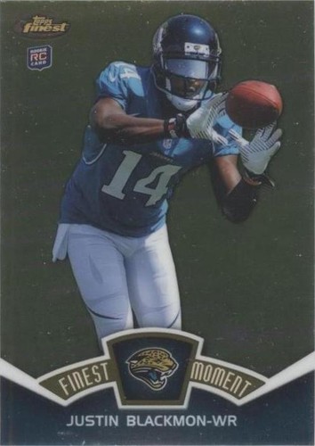 2012 Topps Finest Justin Blackmon #FM-JB