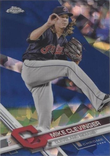 2017 Topps Chrome Sapphire Edition - Mike Clevinger #688