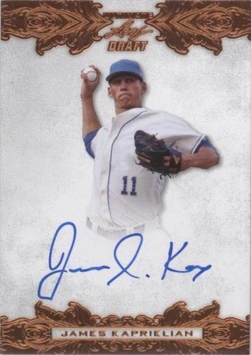 2015 Leaf Ultimate Draft - James Kaprielian #BA-JK1