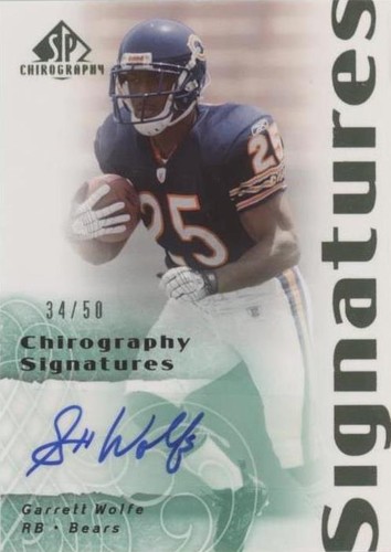 2007 SP Chirography Garrett Wolfe #CS-GW