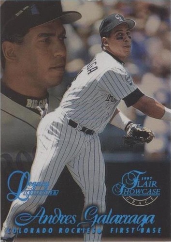 1997 Flair Showcase - Andres Galarraga #114