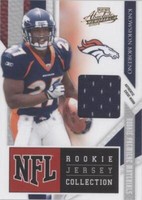 2009 Playoff Absolute Memorabilia Knowshon Moreno #9