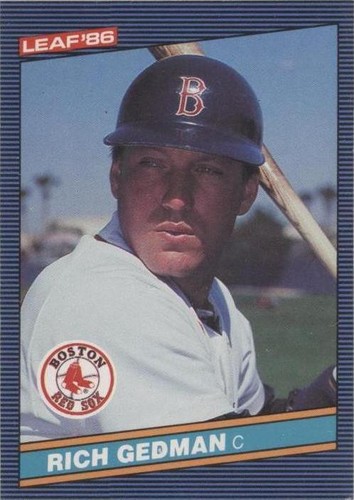 1986 Leaf Canadian - Rich Gedman #145