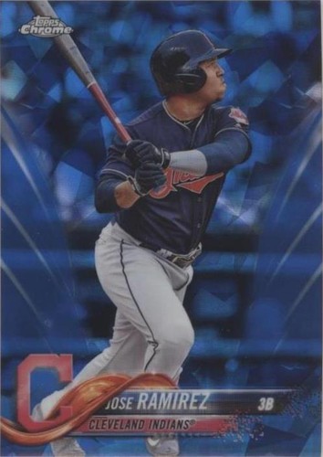 2018 Topps Chrome Sapphire Edition - Jose Ramirez #418
