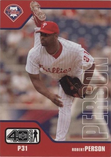 2002 Upper Deck 40 Man - Robert Person #887
