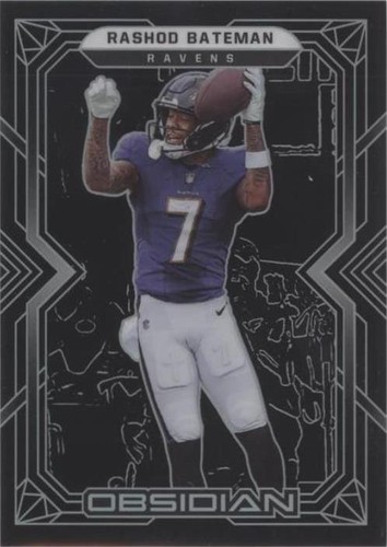2022 Panini Obsidian Rashod Bateman #7