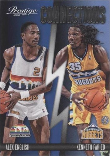 2013-14 Panini Prestige - Kenneth Faried/Alex English #15