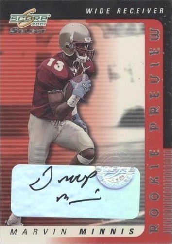 2001 Score Select Marvin Minnis #RP-29