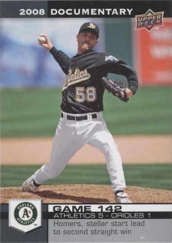 2008 Upper Deck Documentary - Justin Duchscherer #4230