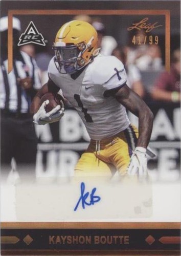 2021 Leaf Memories Kayshon Boutte #GLR-KB1