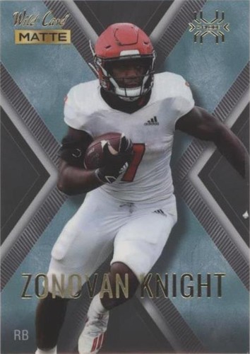 2022 Wild Card MATTE Zonovan Knight #MXP-50