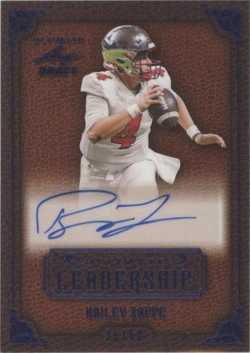 2022 Leaf Ultimate Draft Bailey Zappe #UL-BZ1