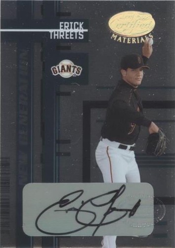 2005 Leaf Certified Materials - Erick Threets #212