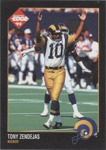 1992 Collector's Edge Tony Zendejas #87