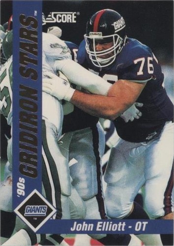 1992 Score John Elliott #43